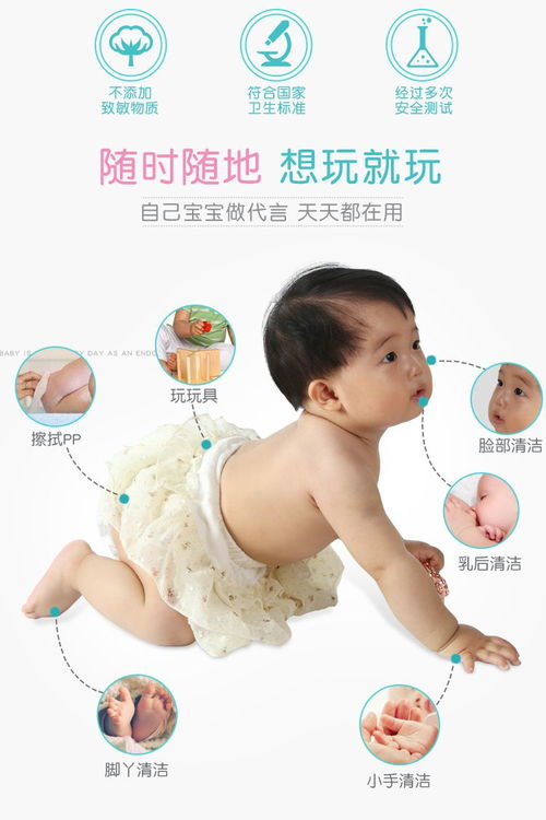 婴儿湿巾纸小包湿纸巾宝宝新生儿童手口屁专用10片40包10包便携装